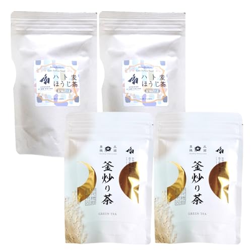 ツーリズム高千穂郷 ハト麦ほうじ茶・釜炒り茶セット