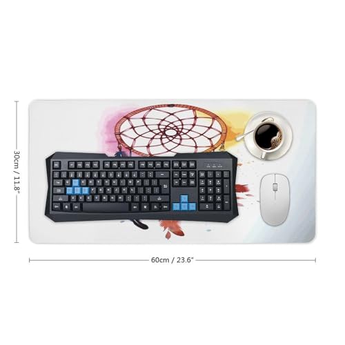 Pad para escritorio Watercolor Dream Catcher grande goma miniatura 2