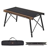 Naturehike Folding IGT Camping Table, Portable Outdoor IGT Cook System, Ultralight Aluminum Camp Table with Carry Bag for Car Camping Picnic RV Trip Patio Backyard BBQ