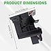 RAGBUSCLE Car Electronic Handbrake Parking Hand Brake Switch Button, Replaces 5NA927225, 5NG927225, Compatible with Volkswagen Tiguan 2017–2024, 12 Pins, 1 pc