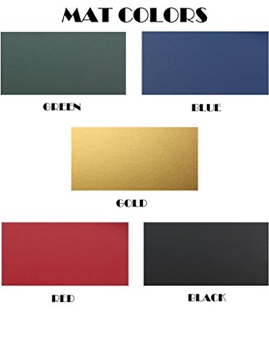 3Art Diploma Frame 7X9 Mahogany/Black (Customizable) #TOP4