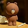 Cute Bear Pencil Case Aesthetic Brown Bear Kawaii Pencil Case Anime Pencil Pouch for Girls Boys Storage Bag Pen Holders School Students Stationery Case - Image 4
