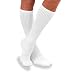 Jobst 110832 SensiFoot 8-15 mmHg Unisex Knee High Diabetic Mild Support Socks - Size & Color- White, Medium