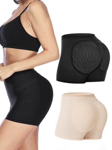Image of NINGMI Women Butt Lifter Padded Shapewear Enhancer Control Panties Body Shaper Underwear