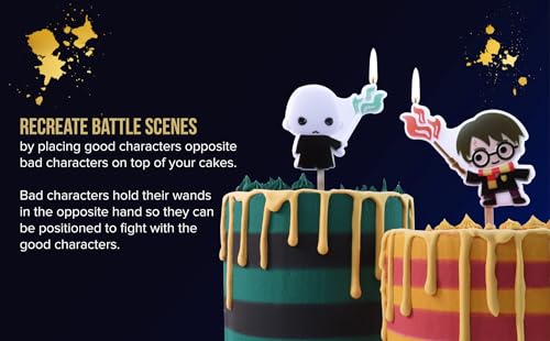 Bougie Ron Weasley Harry Potter PME figurine 3D détaillée pour gâteau d'anniversaire - 9