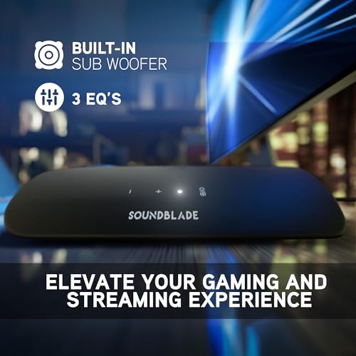 BlueAnt Soundblade Under-Monitor Soundbar, 120W 2.1 Channel Desktop Speaker with USB-C & Bluetooth 5.3 for PC, Mac, Gaming, Music and Streaming, White - Image 5