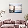 Puerto Rico Sunset DIY 5D Diamond Painting by Number, El Morro Castle at Old San Juan Full Drill Painting Arts Craft Canvas for Home Wall Decor Full Drill Cross 12X16 Inch #2