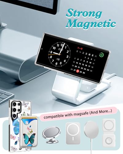 Coque antichoc S24 Ultra Magsafe protégeant objectif et cartes bleues - 5