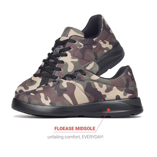 Image of Plaeto Camo Men's Multiplay Casual Shoes | Comfortable Lightweight Shoes with Breathable Canvas | All-Day Casual Wear Sneakers