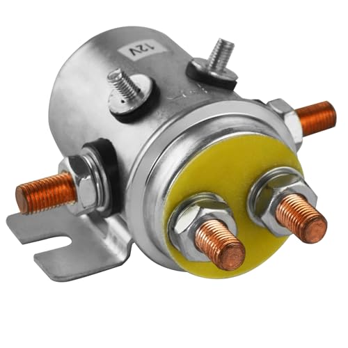 ENSEMBLE 2x Husar Winch Solénoide 250A 12V pour treuil électrique pour 4x4 ATV, UTV, SUV, OFF ROAD, convient à tous les treuils