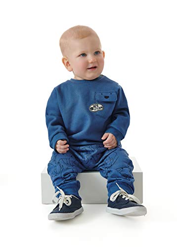 Conjunto Blusão e Calça com Cadarço, Up Baby, Meninos, Azul, 01