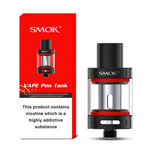 SMOK-Vape-Pen-Tank-Black-E-Cigarette-Vape-Tank-2mL-No-Nicotine