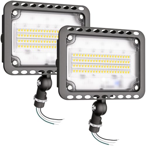CINOTON 65W LED Flood Lights Outdoor, IP65 Waterproof Exterior Security Wall Lights with...