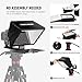 NEEWER Basics X12B Aluminum Alloy Liftable Teleprompter 12