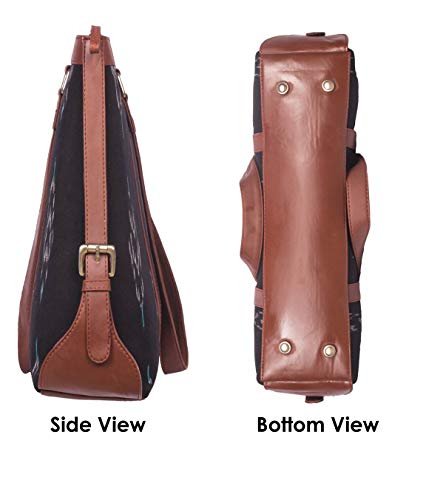 ZOUK Vegan Leather Women's Office Bag for 15.6 inch Laptop, MacBook - Image 9