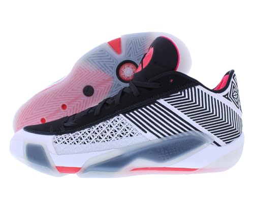 Nike Air Jordan XXXVIII Unisex Shoes Size 13, Color: White/Siren Red/Black-White/True White