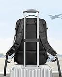 Inateck 42L Supergroßer Handgepäck Reiserucksack Flugzeug Laptop Rucksack für 15,6 Zoll Notebooks, Flug Genehmigt Kabinenrucksack für Weekender