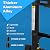 Wolec 17.5 FT Telescoping Ladder with Stabilizers, Adjustable Multi-Purpose Collapsible Extension with Hooks & Wheels, Heavy Duty 330 lbs Max Capacity, Ideal for Home and Outdoor Work,Black
