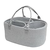 ponpy おむつストッカー ふた オムツストッカー おむつかご おむつ収納 オムツ収納 おしゃれ 収納 小物入れ 出産祝い プレゼント ロープバスケット ロープストレージ (グレー)