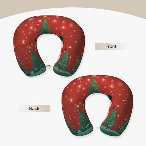 Almohada de espuma viscoelástica para viaje ajustable miniatura 3