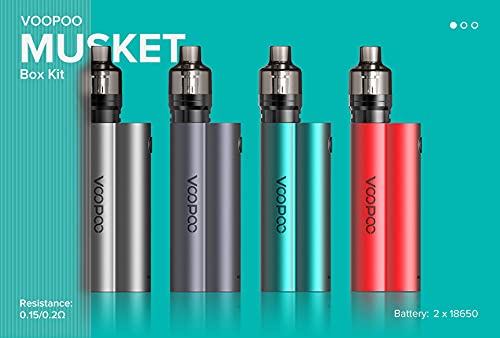 VOOPOO MUSKET E-Zigaretten Set - 120W - 4,5ml - Farbe: grün – Bild 8