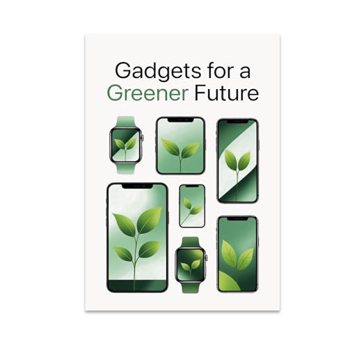 Eco-Conscious Home Poster Print - Gadgets for a Greener Future