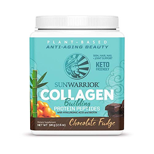 Sunwarrior Vegan Warrior Blend With Bcaas & Pea Protein And Vegan Collagen Building Protein Peptides With Hyaluronic Acid & Biotin #TOP3