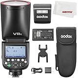 Godox V1 pro V1pro S V1Pro-S V1 PRO S USA Version TTL Round Head Camera Flash,76Ws HSS 1/8000s,Built-in Lithium Battery,LED Modeling Lamp, lnnovative External Flash SU-1 for Sony Camera