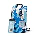 Vulpes Blue Camo Vinyl Coated Waterproof Dry Bag - Holds up to 15L - 500D Fabric - Adjustable Shoulder Strap - Ideal for the beach, hiking, swimming and more