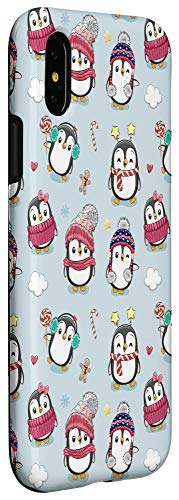 Iphone X/Xs Baby Penguin Pattern Winter Penguin Lover Phone Case Gift Case #TOP2