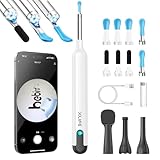 Bebird 新世代XliFE 九月登場 耳かき カメラ付き｜12本セット｜乾性・​​湿性耳垢の両方に対応｜1000万画素｜耳口鼻観察セット付属｜明るさ調節可能LEDライト付き｜極細3.5mm レンズ｜IP67防水｜耳垢取り｜耳掃除 ｜イヤースコープ｜子供 大人 ホワイト