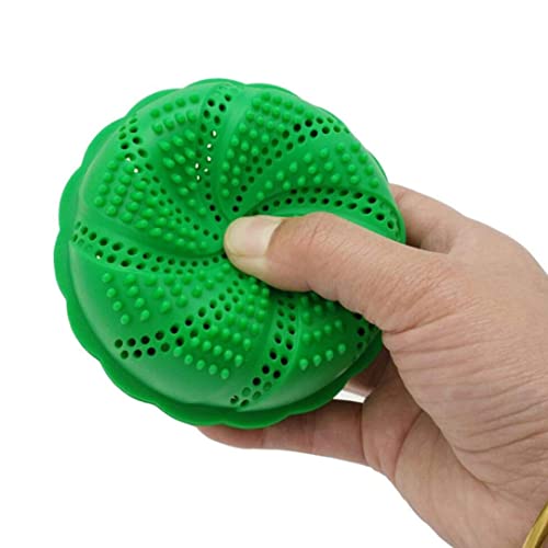 Lavanderia palle magiche lavatrice lavatrice pulita eco-friendly decontamination silicone lavaggio palle set verde 2pcs - Image 8