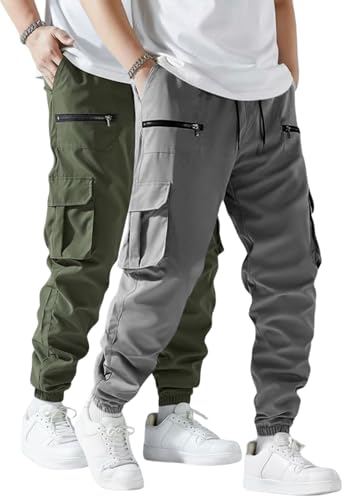 Image of INKKR Men Cargo || Men Zipper Cargo Pants Cotton ||