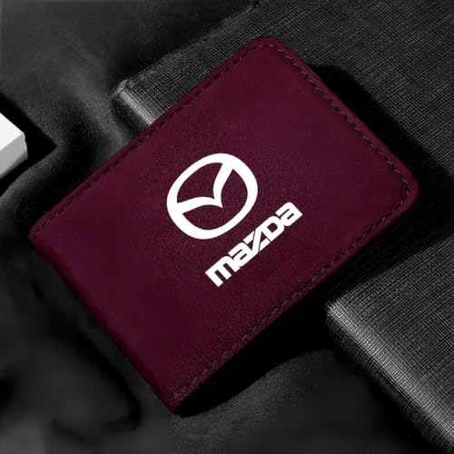 Car Registration Insurance Holder for Mazda 3 2010-2020 2021 2022 2023 2024,Exclusive Logo Wear-Resistant Durable Folder Store ID Documents Driver's License Vehicle Document Storage,C
