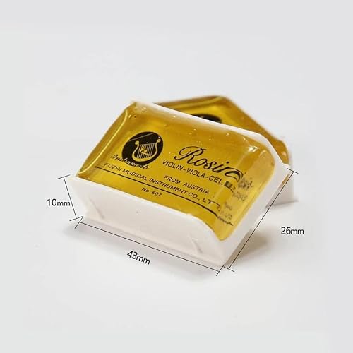 Geva Natural Violin Rosin 8 pack Violin Rosin Light Low Dust Resin Suit for Violin Viola & Cello - Thumbnail 6