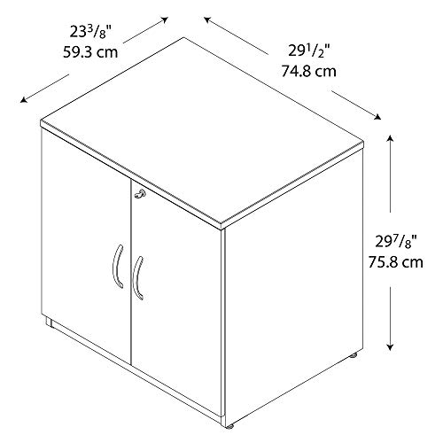 Bush Business Furniture Series C Collection 30W Storage Cabinet In Hansen Cherry #TOP1