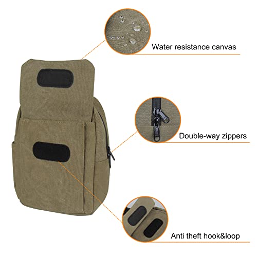 Tullio Small Camera Bag For Photographer Canvas Waterproof Dslr Bag Compatible With Nikon Sony Lightweigth Men #TOP1