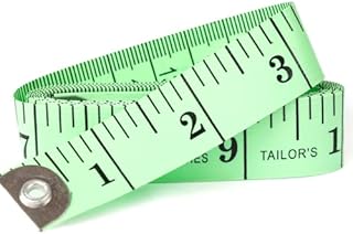 Soft Tape Measure for Body Measuring Tape Soft Sewing Tailor Fabric Cloth Tape Measure for Weight Loss Flexible Ruler Double Scale 150cm/60inch (Green)