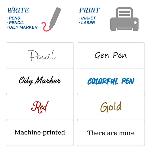 Xilion 100 Sheets 1" X 2-5/8" Address Labels 3000 Labels Sticker Paper For Laser/Ink Jet Printer Mailing Labels 8.5"×11" White 30 Per Sheet #TOP4