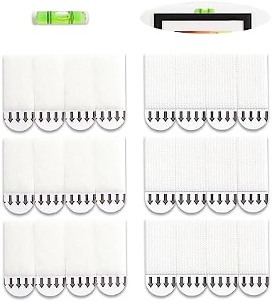 48-Pairs(96 Strips) Small Picture Hanging Strips Heavy Duty,Removable Hook and Loop Tape, Picture mounting Strips,Perfect for Wall Art Hanging Frames, Posters