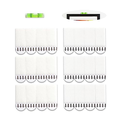 48-Pairs(96 Strips) Small Picture Hanging Strips Heavy Duty,Removable Hook And Loop Tape, Picture Mounting Strips,Perfect For Wall Art Hanging Frames, Posters #TOP1