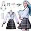 Spring Day Letter Uniform + Wig
