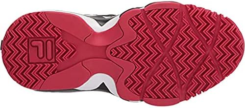 Fila Men's Mb GID Lightweight Padded Comfortable Fashion Sneakers, Black/White Red, 10 | Image 3