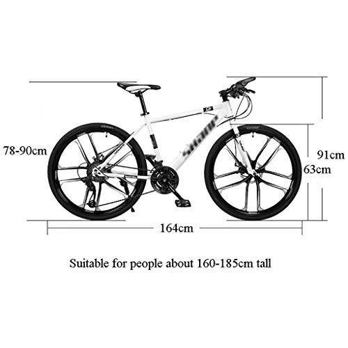 FHKBB Rennräder Mountainbike Rennrad Herren MTB 21 Speed 24/26 Zoll Räder Für Erwachsene Damen Offroad Bike – Bild 3