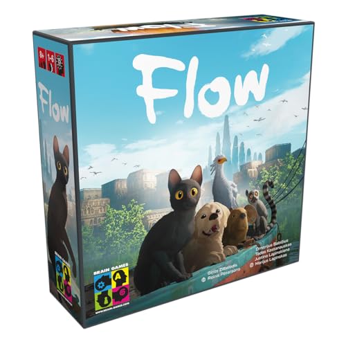 Brain Games, Flow, Familienspiel, 1-6 Spieler, ab 8+ Jahren, 15 Minuten, Deutsch, Mehrsprachig
