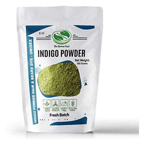 200 Grams INDIGO POWDER For Hair Dye/Color - The Henna Guys Cover