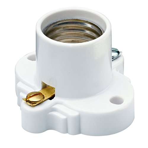 Pass & Seymour S752WCC10 660W 250V Medium Base A26 Lampholder, Cleat Sockets thumb #1