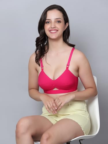 Image of Aimly Women's Cotton Non-Padded Non-Wired Daily Use Everyday wear Regular Bra Combo Pack