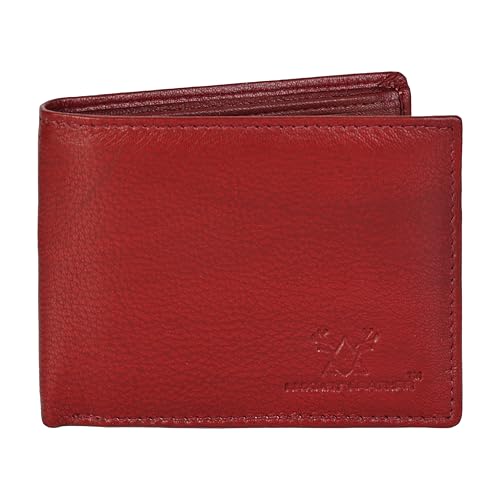 Leather RFID Wallet for Men with Coin Pocket