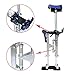 mitoharet Drywall Stilts 24-40Inch Adjustable Aluminum Tool Stilt for Painting Painter or Cleaning Silver